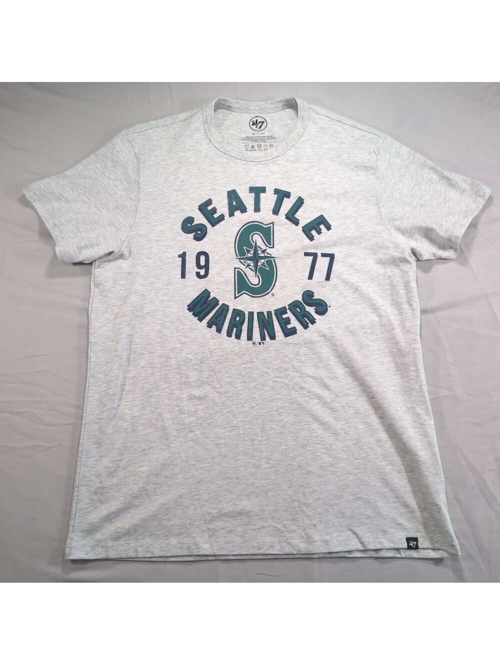 Seattle Mariners Gray Graphic T-Shirt by '47